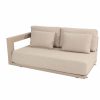 4 Seasons Outdoor Metropolitan 2,5-sitziges Loungesofa in Latte mit Armlehne rechts