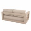 4 Seasons Outdoor Metropolitan 2,5-sitziges Loungesofa in Latte mit Armlehne rechts