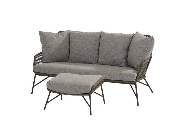 4 Seasons Outdoor Babilonia 2,5-sitziges Loungesofa mit 1 oder 2 Fußhockern * SALE *