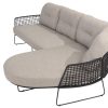 Taste by 4 Seasons Rhodos chaise lounge sofa anthrazit