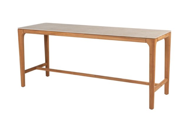 Taste by 4 Seasons Liam counter Tisch Teak mit Keramikplatte 220 x 100 cm (H95 cm)