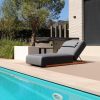 Flow Lio Daybed Sooty mit Teakholzrahmen