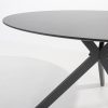 4 Seasons Outdoor Locarno tafel met HPL blad slate antraciet Ø 130 cm - detail
