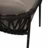 Taste by 4 Seasons stapelbare Manitoba dining chair antraciet - detail