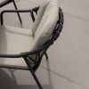 Taste by 4 Seasons stapelbare Manitoba dining chair antraciet - detail