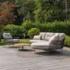 Taste by 4 Seasons Rhodos chaise lounge sofa anthrazit mit Loungesessel