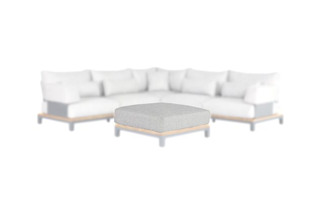 Suns Kissen hellanthrazit für Evora Lounge Tisch 95 x 95 cm