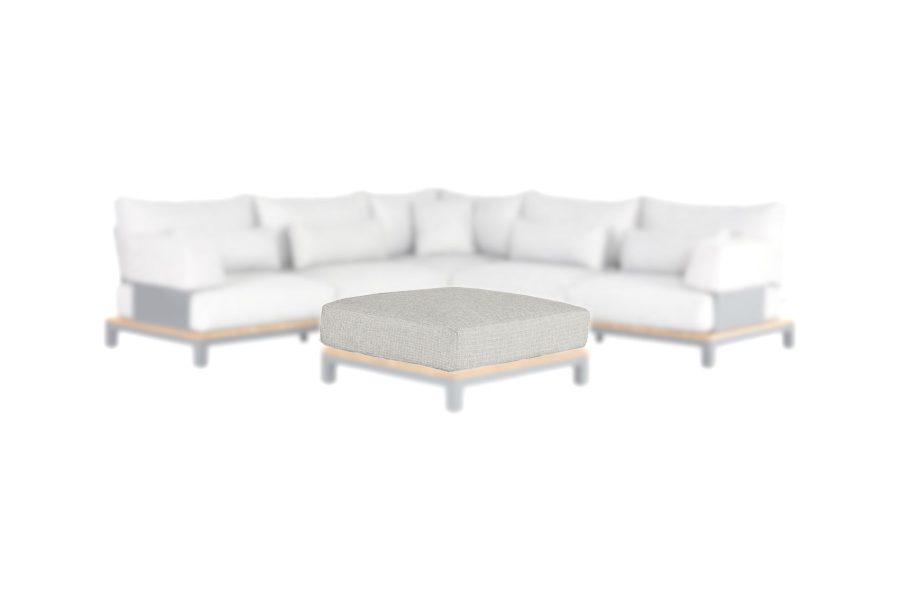 Suns Kissen soft grey für Evora Lounge Tisch 95 x 95 cm