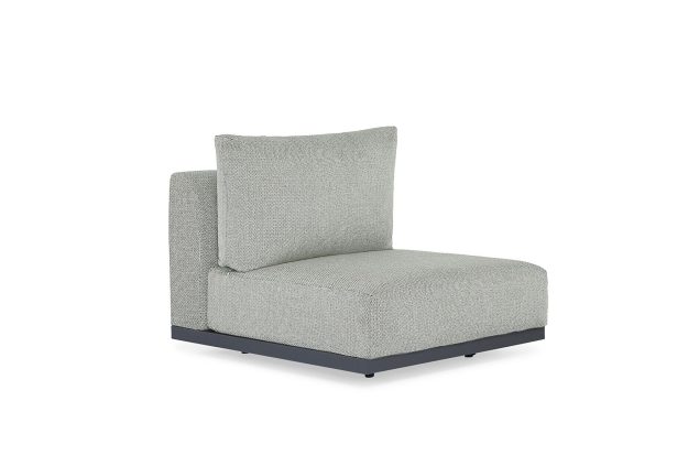 Suns Kota Einsitzer-Lounge-Element mrg mit soft grey Kissen