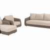 4 Seasons Outdoor Maxime loungeset terre met voetenbank