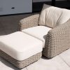 4 Seasons Outdoor Maxime Lounge Stuhl terre mit Ottomane