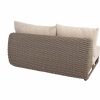 4 Seasons Outdoor Maxime modulares 2-sitziges Loungeelement terre mit Armlehnen links