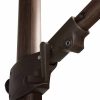 4 Seasons Outdoor Siesta PREMIUM parasol met Wengé frame - detail