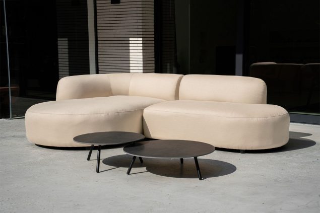 Flow Luna chaise loungebank heather chalk