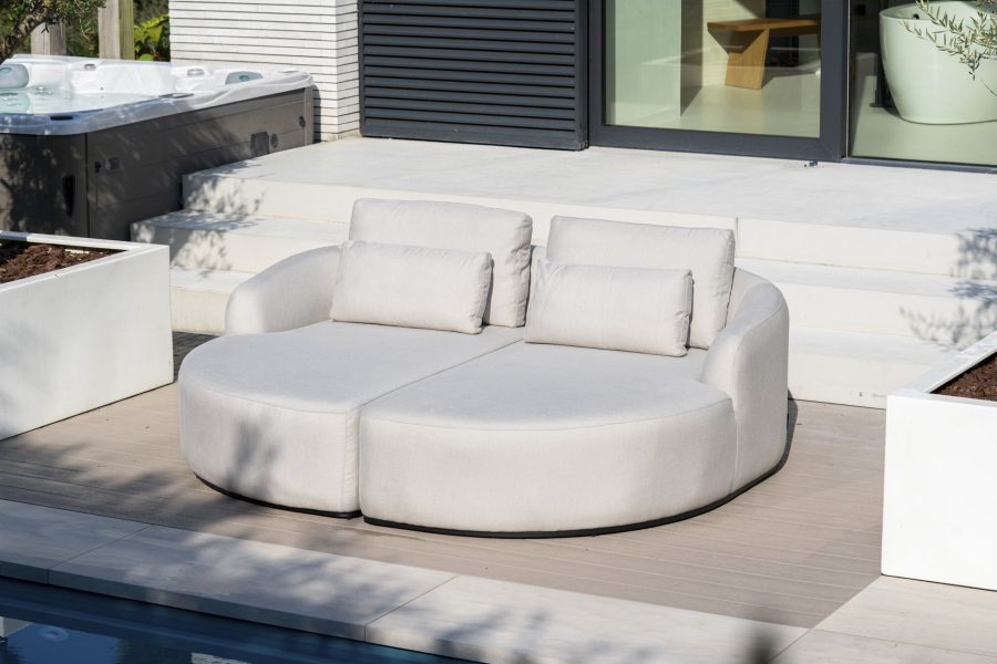 Flow Yavi daybed Insel Graumel chalk