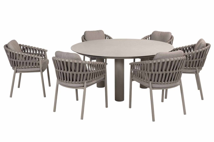 Taste by 4 Seasons Catalana Gartenset Cloud mit Donato Tisch Ø 160 cm