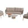 Taste by 4 Seasons Puglia loungeset latte met set Demi tafels