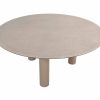 Taste by 4 Seasons Donato low tuintafel latte met geprint keramisch blad Ø 160 cm en Lazy Susan - detail