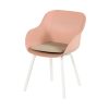 Hartman Le Soleil Element Gartenstuhl Stylish pink mit weißem Rahmen