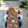 Hartman Tubb Garten Esstischgruppe mit Tubb Tisch mit Teakholzplatte 240 x 100 cm