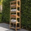 4 Seasons Outdoor Liv teak tuinkast hoog - detail