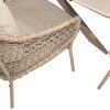 4 Seasons Outdoor Sardinia low dining Stuhl latte - detail