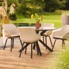 Hartman Le Soleil Element Gartenset Soft taupe mit schwarzem Rahmen