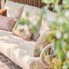 SUNS Tosca Loungesofa camel sand - Detail