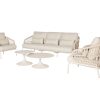 SUNS Tosca Loungesofa-Set camel sand mit Nova Loungetischen