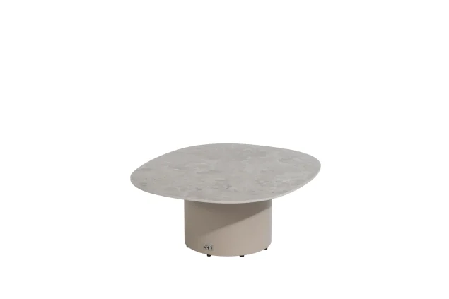 4 Seasons Outdoor Sofie Loungetisch latte mit Keramikplatte 70 x 80 cm