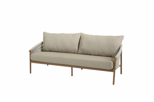 4 Seasons Outdoor Milos 3-Sitzer-Lounge-Sofa Amber
