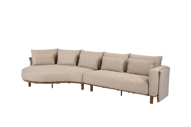 4 Seasons Outdoor Safina Chaiselongue-Sofa amber