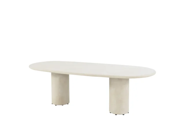 4 Seasons Outdoor Hampton mortex Gartentisch mit ovaler Platte 240 x 105 cm