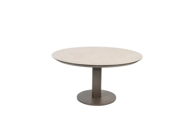 Taste by 4 Seasons Sarah Low dining Gartentisch Terre mit Bedruckte Keramik-Tischplatte Ø 130 cm