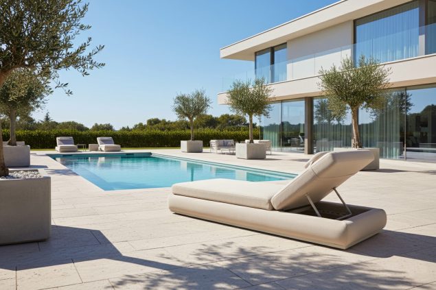 Flow Satori Sonnenliege Beige Natté