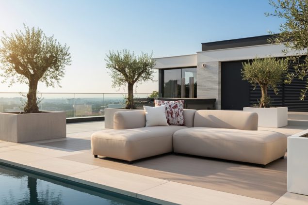 Flow Solleni Chaiselongue Lounge-Set Play Beige