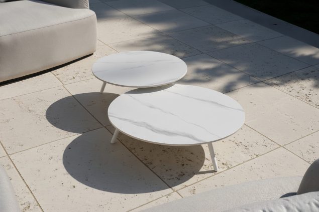 Flow Vaya keramischer loungetisch – Weiss SALE