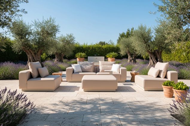 Flow Velora Sofa-Set Heather chalk