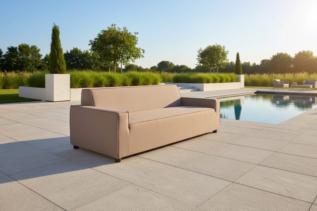 Flow. Club 2,5 Sitzer Sofa taupe chiné