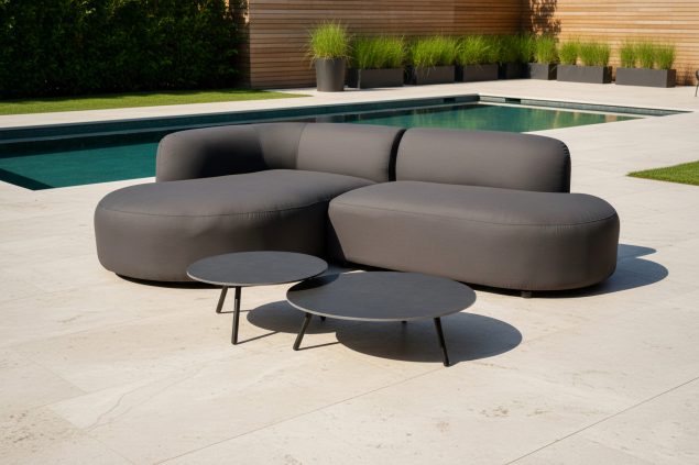 Flow Luna Chaise Loungesofa Sooty * Sale *