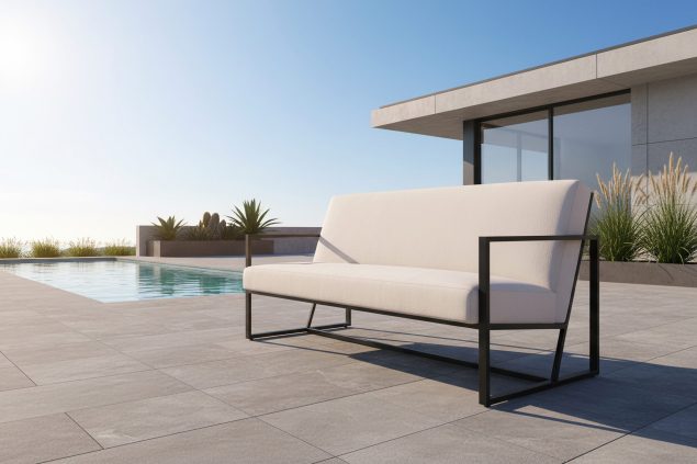 Flow. Lush Loungesofa graumel chalk