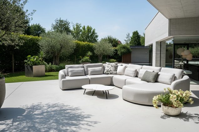 Flow Yavi Ecksofa XL Graumel chalk