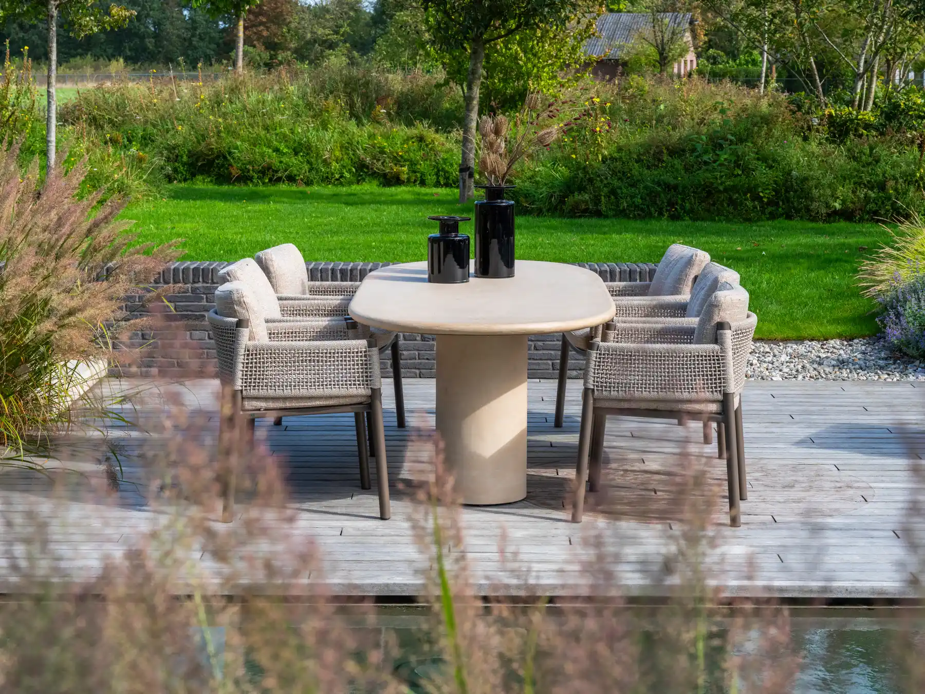 Savanne dining set with Hampton 240cm table 06 Mortex: ein neuer Begriff in der Welt der Gartenmöbel 4 Seasons outdoor Hampton 240x105