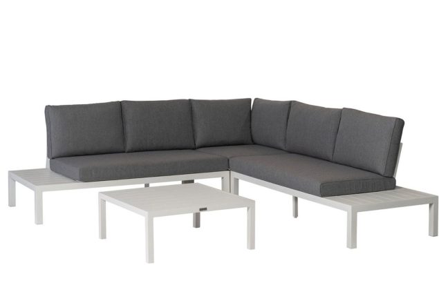 Exotan La Vida Loungesofa weiß mit Aluminiumrahmen SUPER SALE