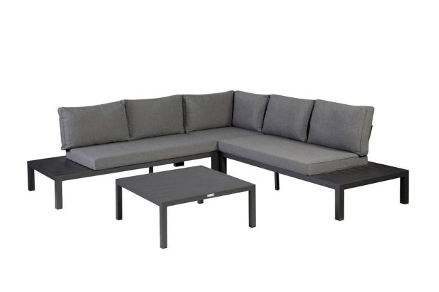 Exotan La Vida Lounge Sofa anthrazit mit Aluminiumrahmen SUPER SALE