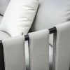 Flow. Ventura Stuhl-Sofa-Lounge-Set Graumel Chalk - detail
