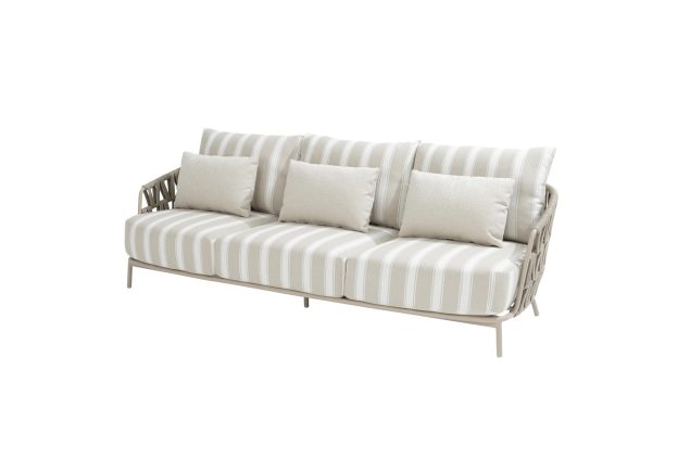 4 Seasons Outdoor Beverly 3-Sitzer-Loungesofa Latte