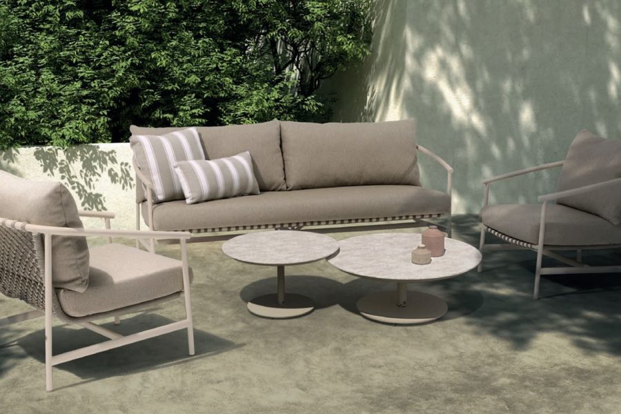 4 Seasons Outdoor Bermuda Loungeset latte