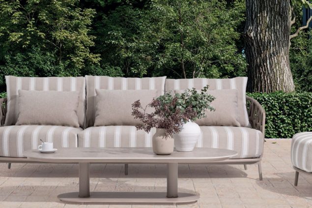 4 Seasons Outdoor Beverly Loungeset latte