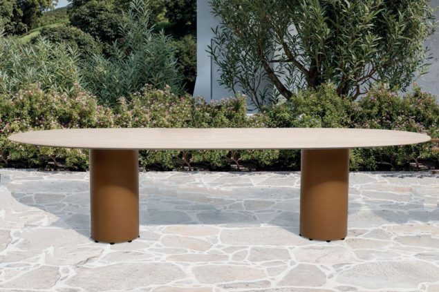 4 Seasons Outdoor Colorado Gartentisch Amber mit Keramikplatte 240 x 105 cm
